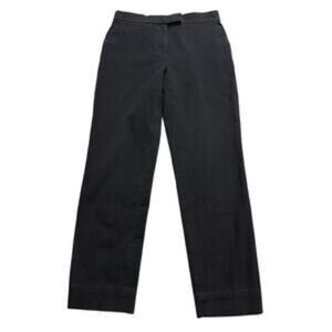 COS Black Knit Textured Cotton-Blend Straight Leg Trousers Eur40/US 30